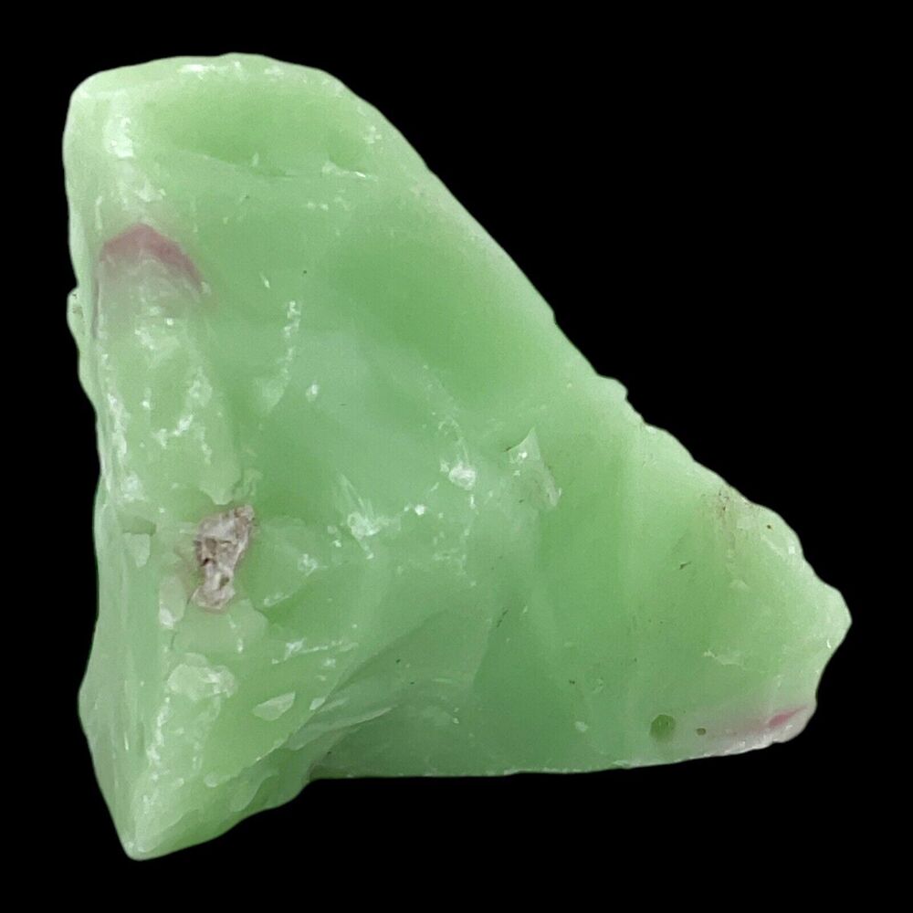 Lime Green Pink‎ Swirl Art Glass Cullet Slag Glass #4XL226